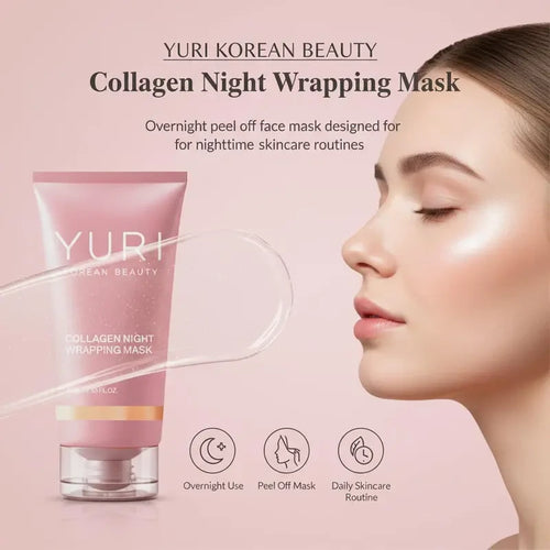 YURI Collagen Overnight Peel Off Face Mask