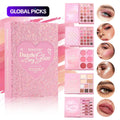 Beautiful Makeup Magic Book, 5-Page Multi-Color Pearlescent and Matte Eyeshadow, Powder Blush, High-Gloss Makeup and Lip Gloss Set, Makeup Sets, Ideal Holiday Party Gift for Women #GLOBAL PICKS