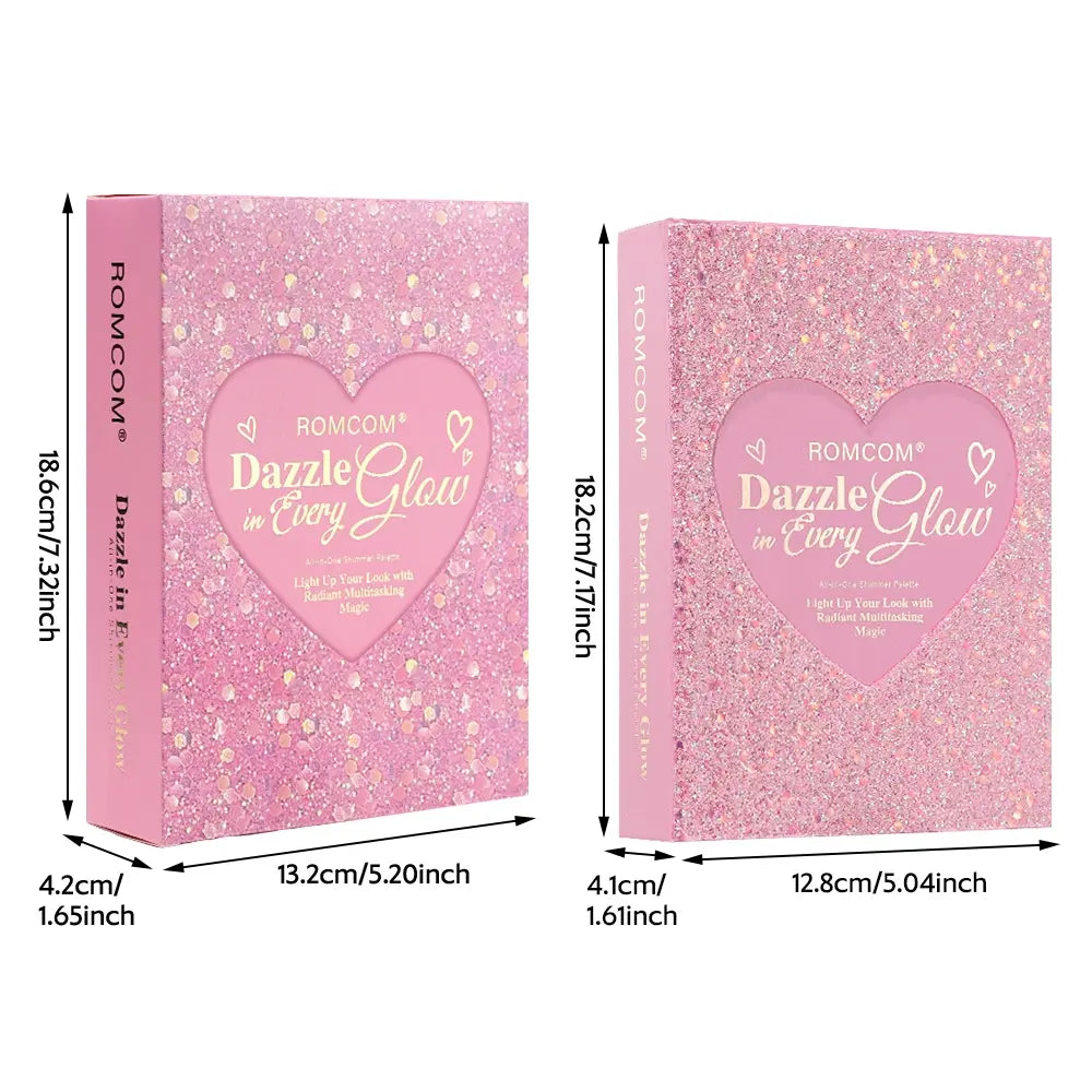 Beautiful Makeup Magic Book, 5-Page Multi-Color Pearlescent and Matte Eyeshadow, Powder Blush, High-Gloss Makeup and Lip Gloss Set, Makeup Sets, Ideal Holiday Party Gift for Women #GLOBAL PICKS